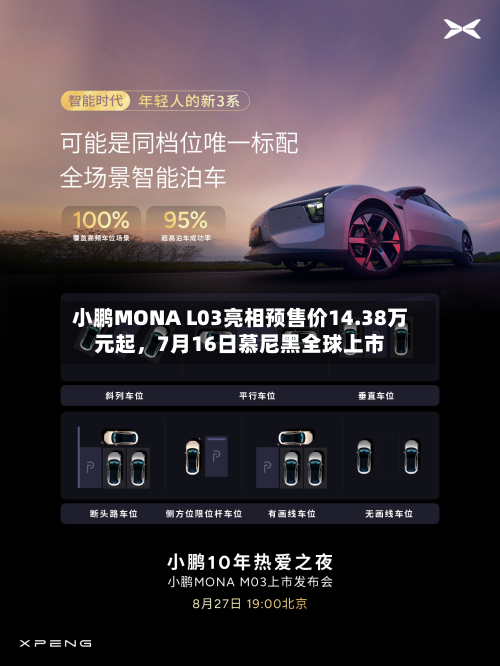 小鹏MONA L03亮相预售价14.38万元起	，7月16日慕尼黑全球上市-第2张图片