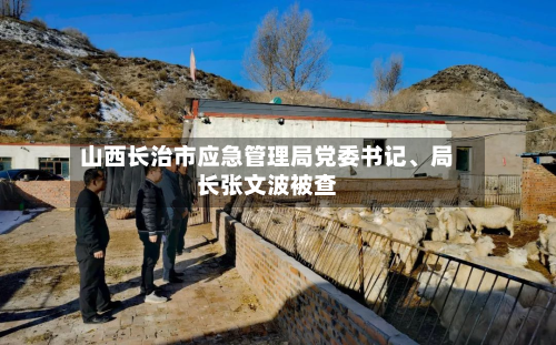 山西长治市应急管理局党委书记、局长张文波被查-第2张图片