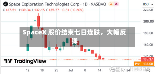 SpaceX 股价结束七日连跌	，大幅反弹-第3张图片