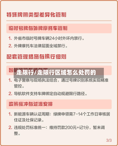 走限行/走限行区域怎么处罚的-第3张图片