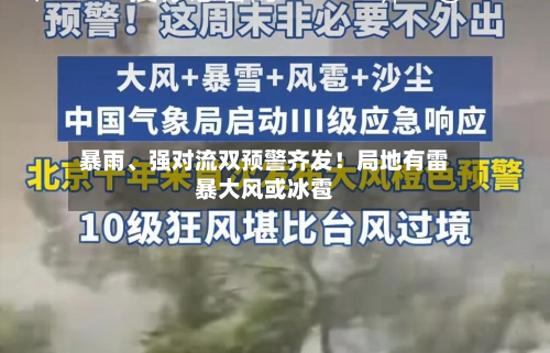 暴雨、强对流双预警齐发！局地有雷暴大风或冰雹-第2张图片
