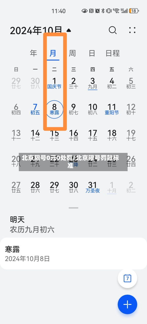 北京限号0元0处罚/北京限号罚款标准-第3张图片