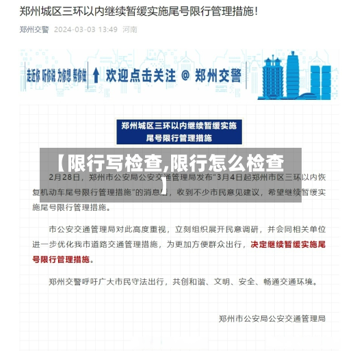【限行写检查,限行怎么检查】-第2张图片