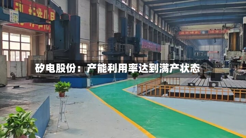 矽电股份：产能利用率达到满产状态-第2张图片