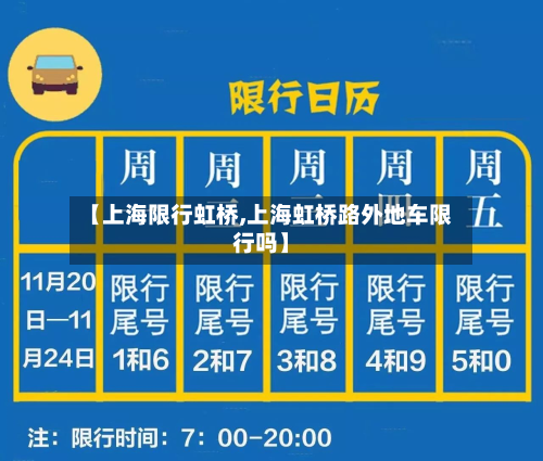 【上海限行虹桥,上海虹桥路外地车限行吗】