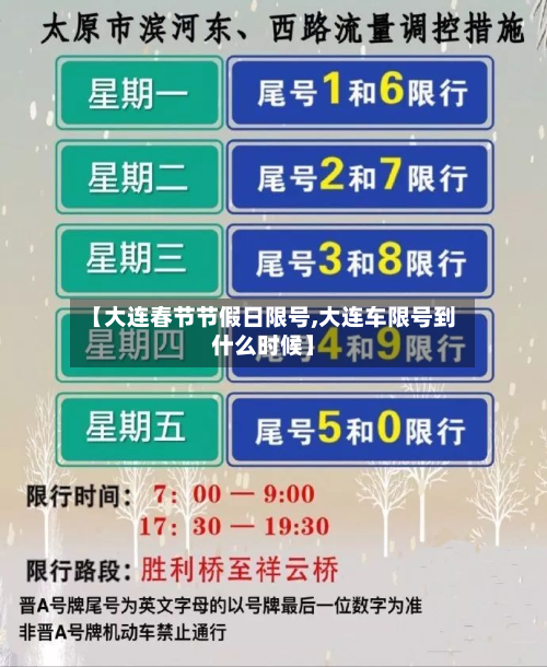 【大连春节节假日限号,大连车限号到什么时候】