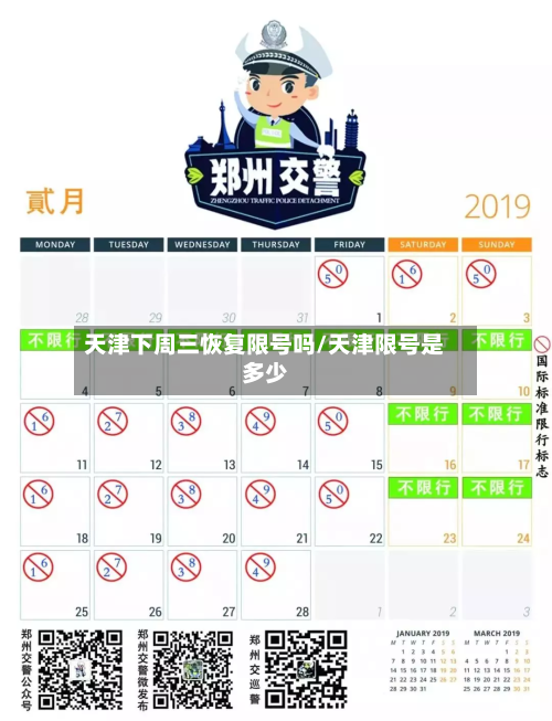 天津下周三恢复限号吗/天津限号是多少-第2张图片