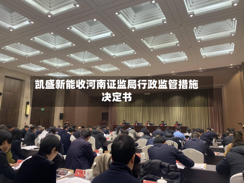 凯盛新能收河南证监局行政监管措施决定书-第2张图片