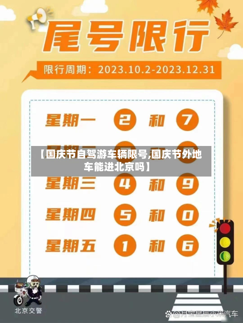 【国庆节自驾游车辆限号,国庆节外地车能进北京吗】-第2张图片