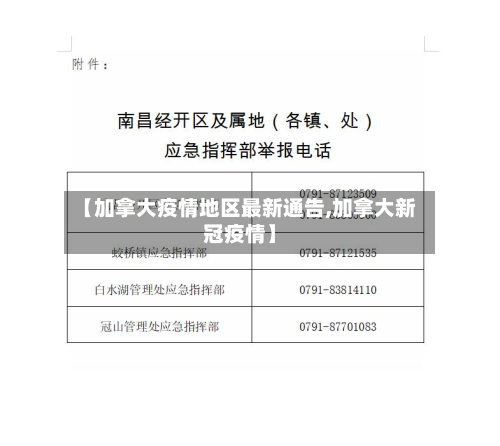 【加拿大疫情地区最新通告,加拿大新冠疫情】