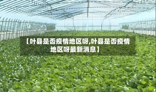 【叶县是否疫情地区呀,叶县是否疫情地区呀最新消息】