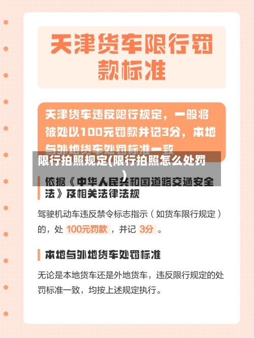 限行拍照规定(限行拍照怎么处罚)