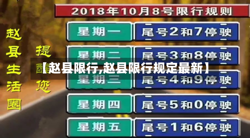 【赵县限行,赵县限行规定最新】