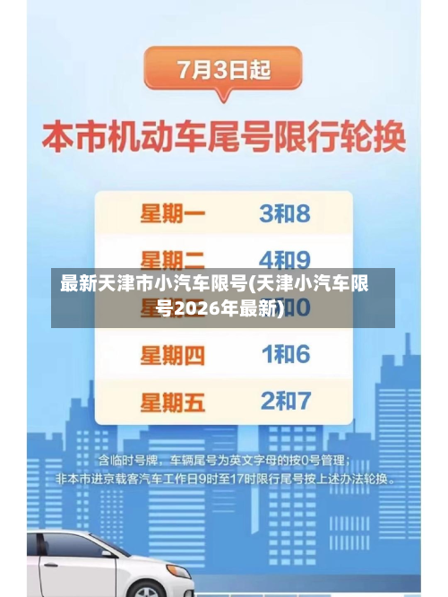 最新天津市小汽车限号(天津小汽车限号2026年最新)-第2张图片