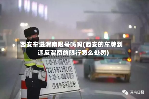 西安车进渭南限号吗吗(西安的车牌到违反渭南的限行怎么处罚)-第3张图片