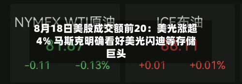 8月18日美股成交额前20：美光涨超4% 马斯克明确看好美光闪迪等存储巨头-第3张图片